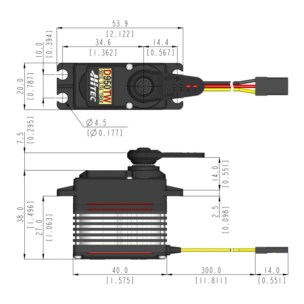 D950TW | Actuator | Hitec Commercial Solutions